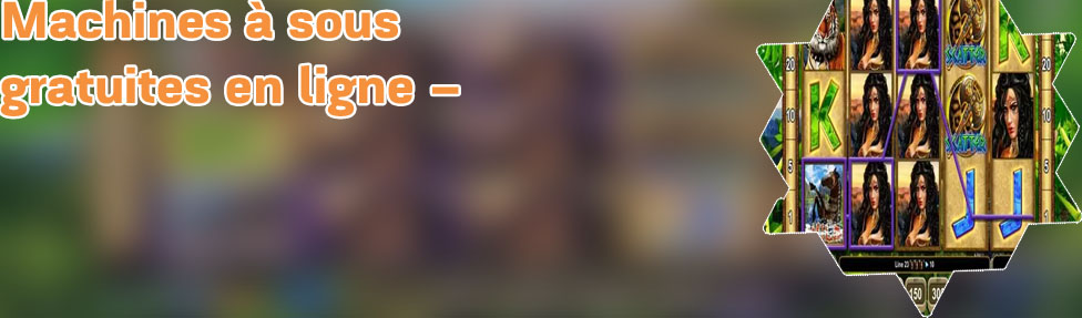 Jeux machine a sous gratuit casino